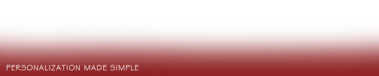 PERSONALIZATION MADE SIMPLE